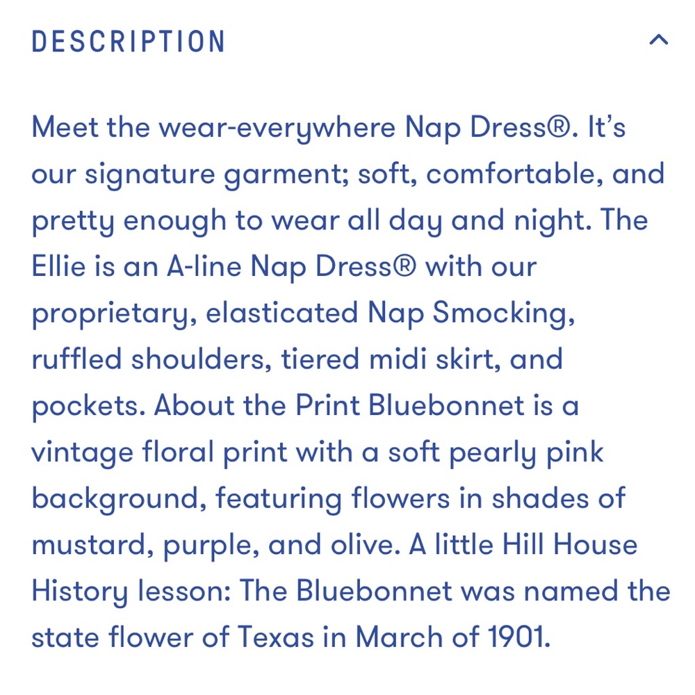NEW Hill House Ellie Nap Dress. Pink Bluebonnet. S. NWT - Picture 6 of 8
